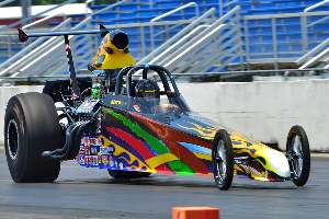 Keith Raftery wins Top Dragster at Belle Rose