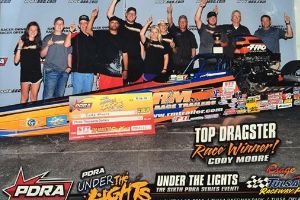 Cody Moore Top Dragster Winner at TRP