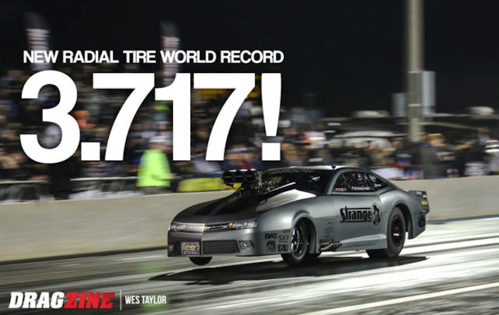 Steve Jackson New World Record for Drag Radials