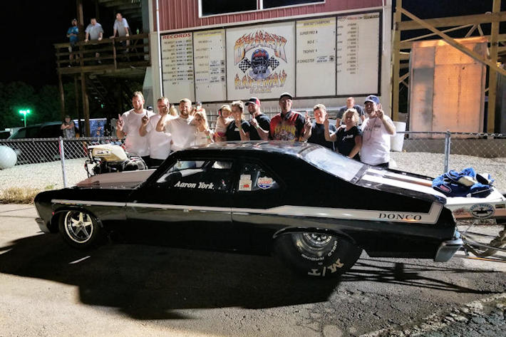 Aaron York Wins 
Pro Street at Ozark Raceway Park 40th Anniversary Shootout