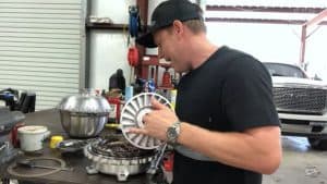 Stevie “Fast” Jackson shows how to maintain a Neal Chance Lockup Converter.